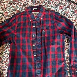 Men’s Abercrombie & Fitch muscle style button down